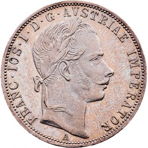 Franz Joseph I., 1 Gulden 1861, A, Vienna