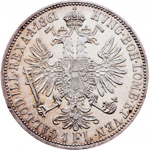 Franz Joseph I., 1 Gulden 1861, A, Vienna