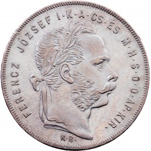 Franz Joseph I., 1 Forint 1875, KB