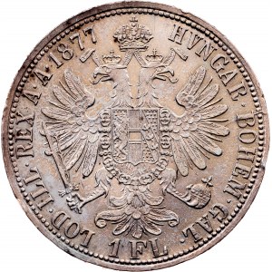 Franz Joseph I., 1 Gulden 1877, Vienna