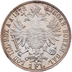 Franz Joseph I., 1 Gulden 1878, Vienna