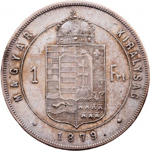 Franz Joseph I., 1 Forint 1879, KB