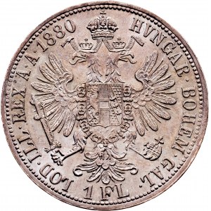 Franz Joseph I., 1 Gulden 1880, Vienna