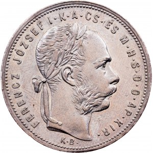 Franz Joseph I., 1 Forint 1881, KB