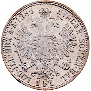 Franz Joseph I., 1 Gulden 1886, Vienna