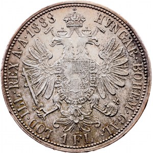 Franz Joseph I., 1 Gulden 1888, Vienna