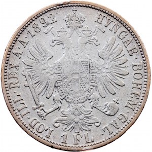 Franz Joseph I., 1 Gulden 1892, Vienna