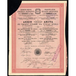 Polen, Aktion für 1.000 Rubel, 1910, Łódź