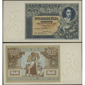 Pologne, 20 zloty, 20.06.1931
