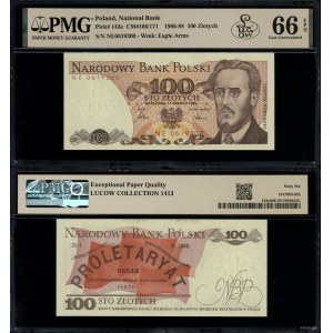 Pologne, 100 zloty, 1.06.1986