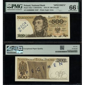 Polska, 500 złotych, 16.12.1974