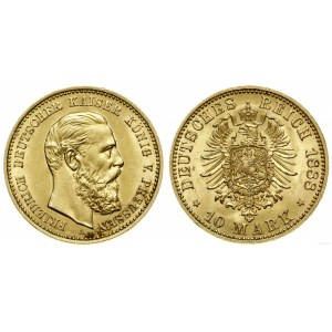 Deutschland, 10 Mark, 1888 A, Berlin