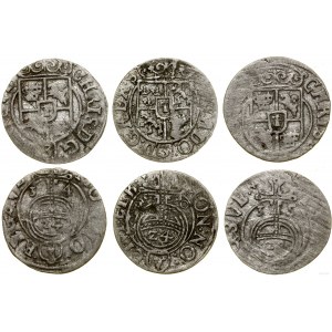 Polska, lot 3 x półtorak, 1630 (miejska), 2 x 1635, Elbląg