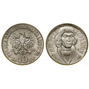 Pologne, 10 zlotys, 1959, Varsovie