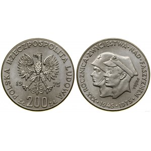 Pologne, 200 zloty, 1975, Varsovie