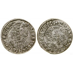 Śląsk, 3 krajcary, 1664, Brzeg
