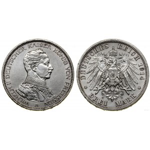 Niemcy, 3 marki, 1914 A, Berlin