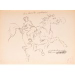 Tadeusz BARWECKI - SZEWCZYK (1912-1999), Z TEKI - Szkice moje, Na koniku wyobaźni; 1928