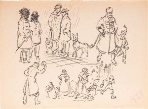 Tadeusz BARWECKI - SZEWCZYK (1912-1999), Z TEKI - Szkice moje; 1928
