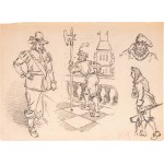 Tadeusz BARWECKI - SZEWCZYK (1912-1999), Z TEKI - Szkice moje; 1927