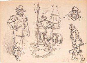 Tadeusz BARWECKI - SZEWCZYK (1912-1999), Z TEKI - Szkice moje; 1927