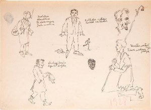 Tadeusz BARWECKI - SZEWCZYK (1912-1999), Z TEKI - Szkice moje; 1928