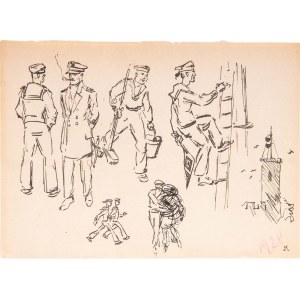 Tadeusz BARWECKI - SZEWCZYK (1912-1999), Z TEKI - Szkice moje; 1928
