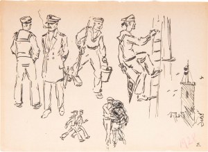 Tadeusz BARWECKI - SZEWCZYK (1912-1999), Z TEKI - Szkice moje; 1928