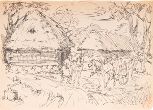 Tadeusz BARWECKI - SZEWCZYK (1912-1999), Z TEKI - Szkice moje; 1928