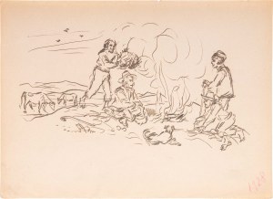 Tadeusz BARWECKI - SZEWCZYK (1912-1999), Z TEKI - Szkice moje; 1928