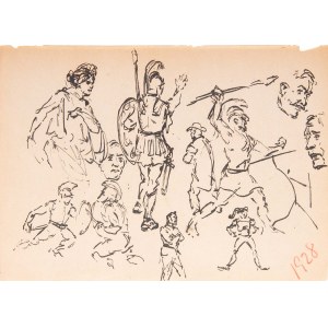 Tadeusz BARWECKI - SZEWCZYK (1912-1999), Z TEKI - Szkice moje ; 1928