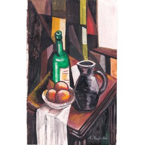 Alicja HALICKA (1894 - 1975), Cubizing still life with oranges; second decade of the 20th century