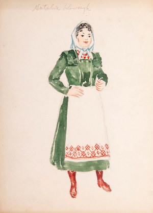 Tadeusz BARWECKI - SZEWCZYK (1912-1999), Projekt kostiumu