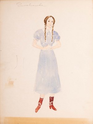 Tadeusz BARWECKI - SZEWCZYK (1912-1999), Projekt kostiumu