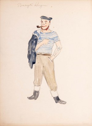 Tadeusz BARWECKI - SZEWCZYK (1912-1999), Projekt kostiumu