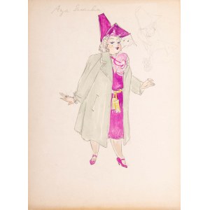 Tadeusz BARWECKI - SZEWCZYK (1912-1999), Projekt kostiumu