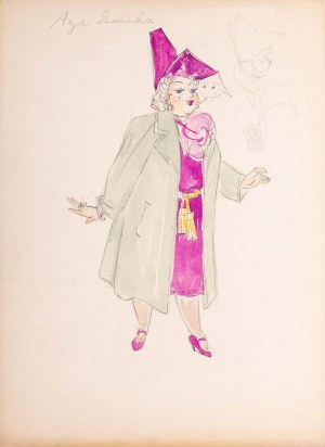 Tadeusz BARWECKI - SZEWCZYK (1912-1999), Projekt kostiumu