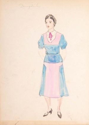 Tadeusz BARWECKI - SZEWCZYK (1912-1999), Projekt kostiumu