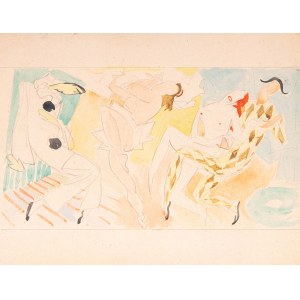 Tadeusz BARWECKI - SZEWCZYK (1912-1999), Pierroci i tancerki;