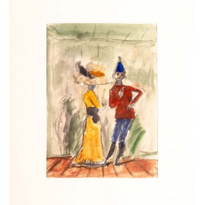 Juliusz STUDNICKI (1906 - 1978), Pair of actors;