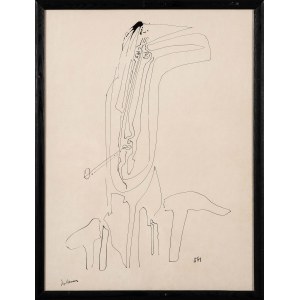 Ignatius WITZ (1919 - 1971), Smoking a cigarette