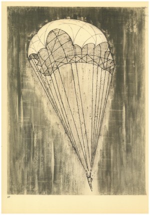 Tadeusz KULISIEWICZ (1899-1988), STALOWE PTAKI/ Nad ziemią; 1966