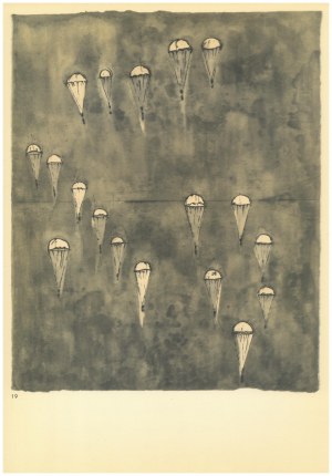 Tadeusz KULISIEWICZ (1899-1988), STALOWE PTAKI/ Desant I; 1966
