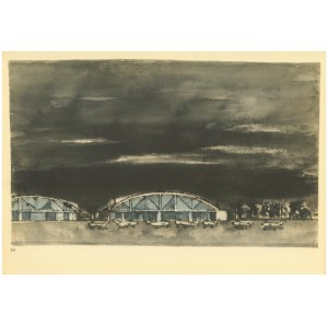 Tadeusz KULISIEWICZ (1899-1988), STALOWE PTAKI/ Hangary; 1966