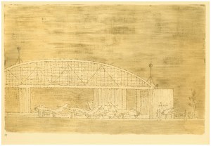 Tadeusz KULISIEWICZ (1899-1988), STALOWE PTAKI/ Hangar; 1966