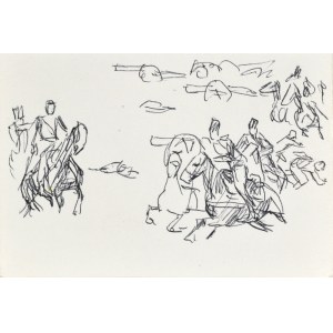 Ludwik MACIĄG (1920-2007), Sketches from War: Attack!