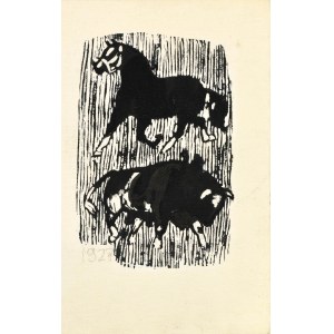Ludwik MACIĄG (1920-2007), Koń i byk