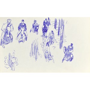 Ludwik MACIĄG (1920-2007), Lancers on horseback