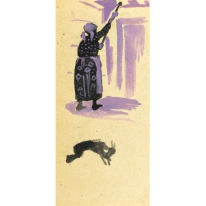 Ludwik MACIĄG (1920-2007), Woman cleaning the house