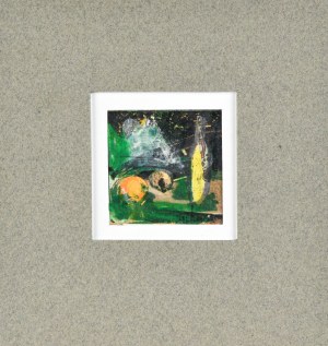 Eugeniusz TUKAN-WOLSKI (1928-2014), Martwa natura z flaszką i owocami